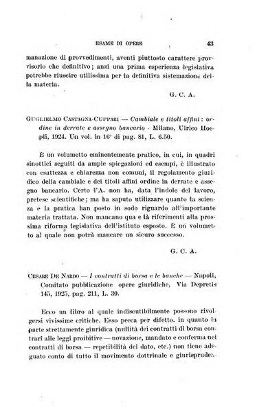 Rassegna bibliografica delle scienze giuridiche