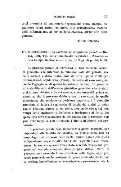 Rassegna bibliografica delle scienze giuridiche