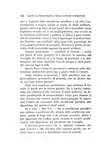 Rassegna bibliografica delle scienze giuridiche