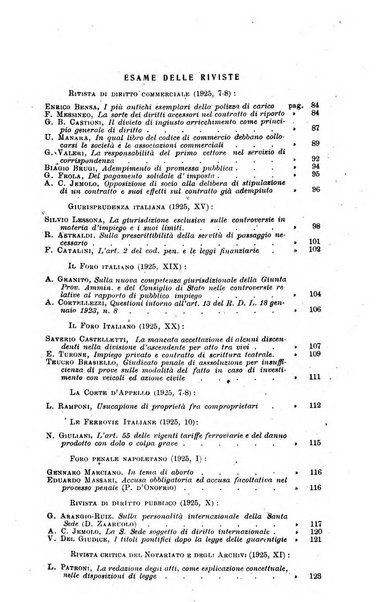 Rassegna bibliografica delle scienze giuridiche