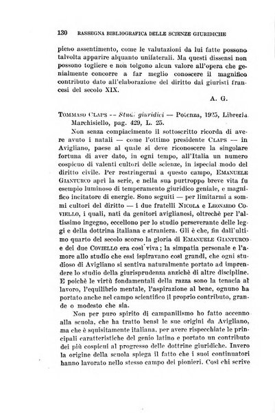 Rassegna bibliografica delle scienze giuridiche