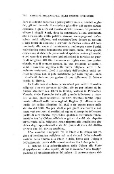 Rassegna bibliografica delle scienze giuridiche