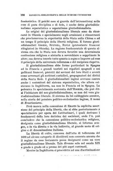 Rassegna bibliografica delle scienze giuridiche