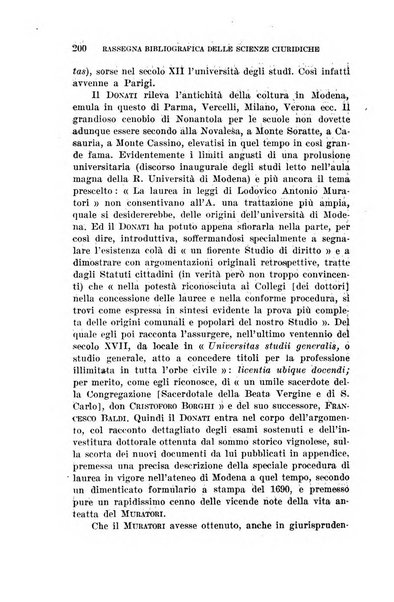 Rassegna bibliografica delle scienze giuridiche