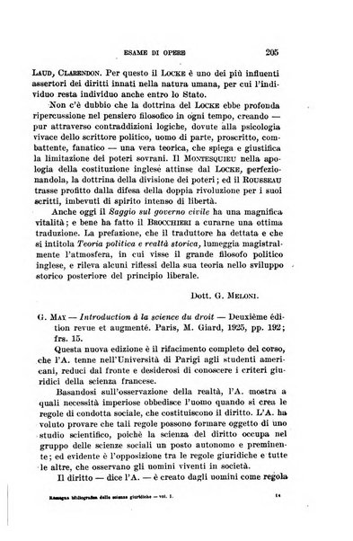 Rassegna bibliografica delle scienze giuridiche