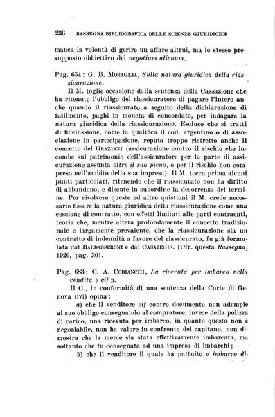 Rassegna bibliografica delle scienze giuridiche