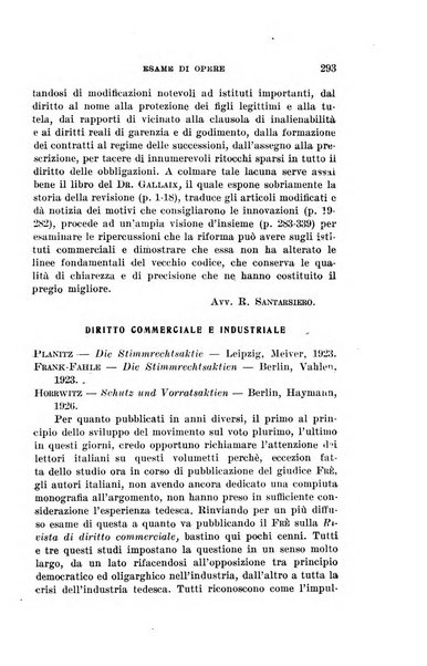 Rassegna bibliografica delle scienze giuridiche