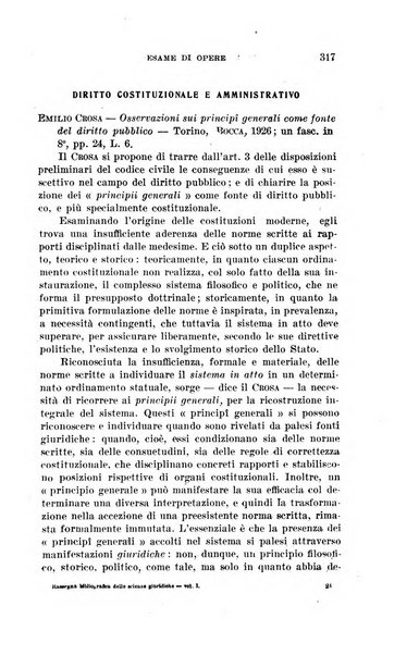 Rassegna bibliografica delle scienze giuridiche