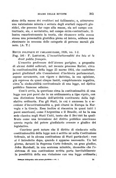 Rassegna bibliografica delle scienze giuridiche