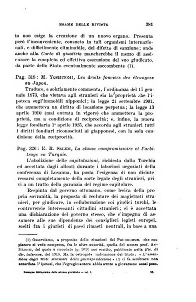 Rassegna bibliografica delle scienze giuridiche