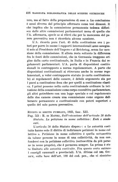 Rassegna bibliografica delle scienze giuridiche