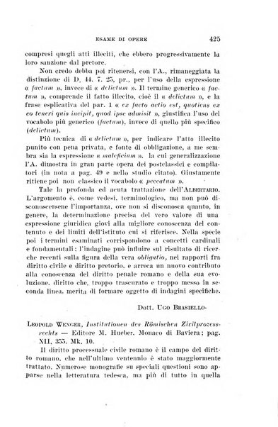 Rassegna bibliografica delle scienze giuridiche