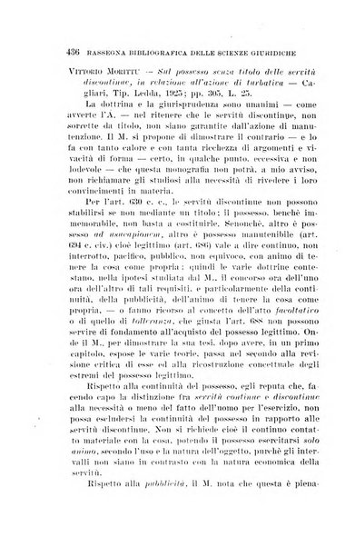 Rassegna bibliografica delle scienze giuridiche