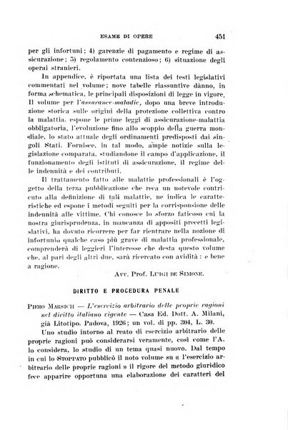 Rassegna bibliografica delle scienze giuridiche