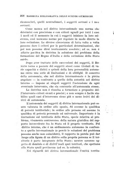 Rassegna bibliografica delle scienze giuridiche