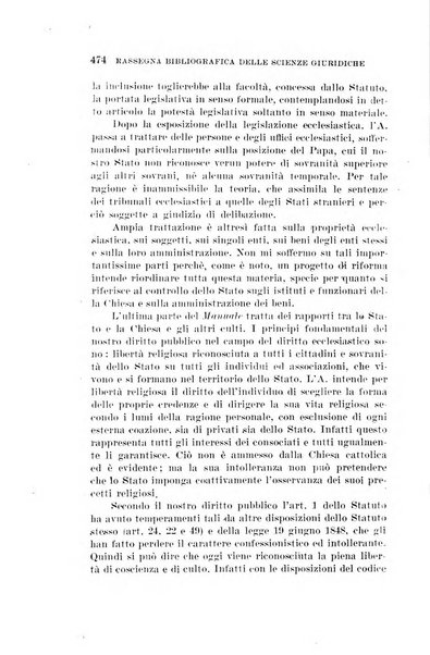 Rassegna bibliografica delle scienze giuridiche