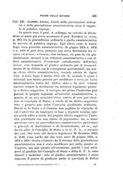 Rassegna bibliografica delle scienze giuridiche