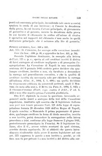 Rassegna bibliografica delle scienze giuridiche