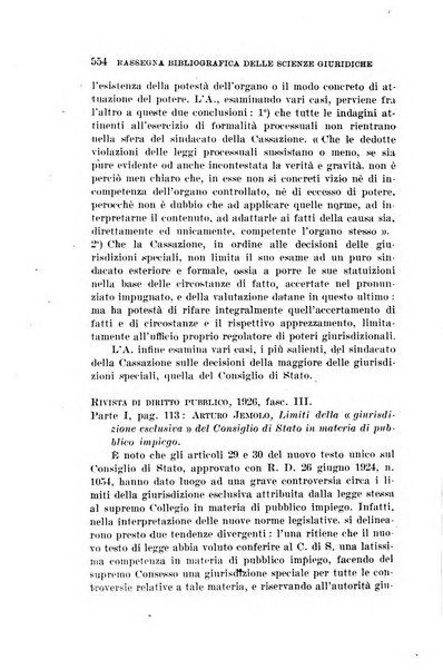 Rassegna bibliografica delle scienze giuridiche