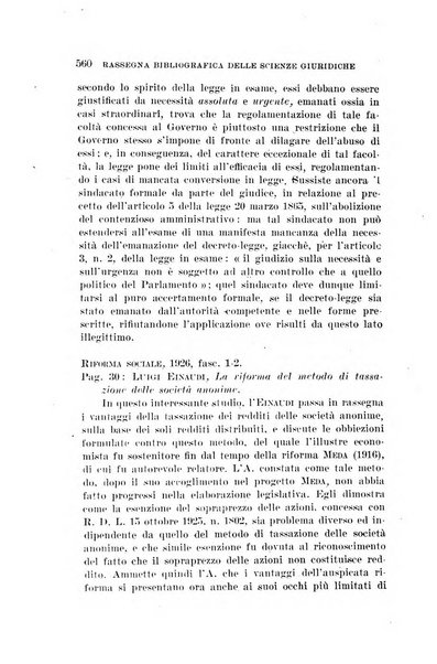 Rassegna bibliografica delle scienze giuridiche