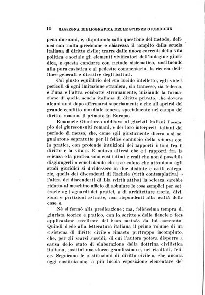 Rassegna bibliografica delle scienze giuridiche