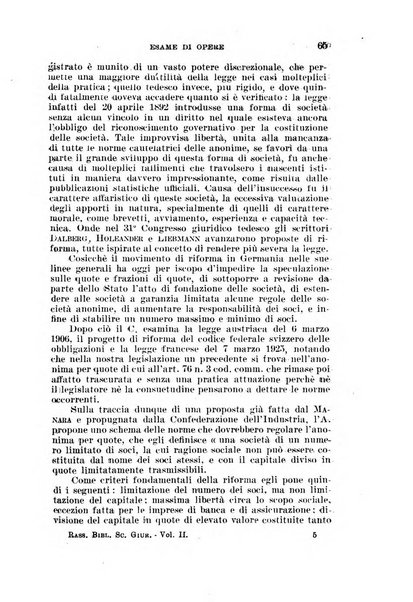 Rassegna bibliografica delle scienze giuridiche