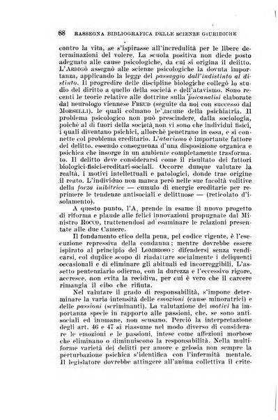 Rassegna bibliografica delle scienze giuridiche