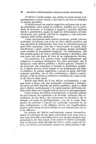 Rassegna bibliografica delle scienze giuridiche