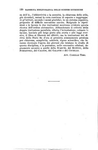 Rassegna bibliografica delle scienze giuridiche