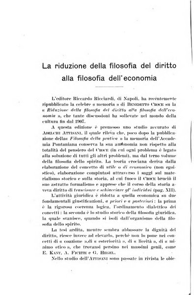 Rassegna bibliografica delle scienze giuridiche