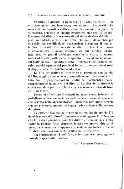 Rassegna bibliografica delle scienze giuridiche