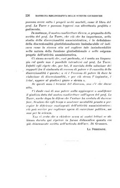 Rassegna bibliografica delle scienze giuridiche