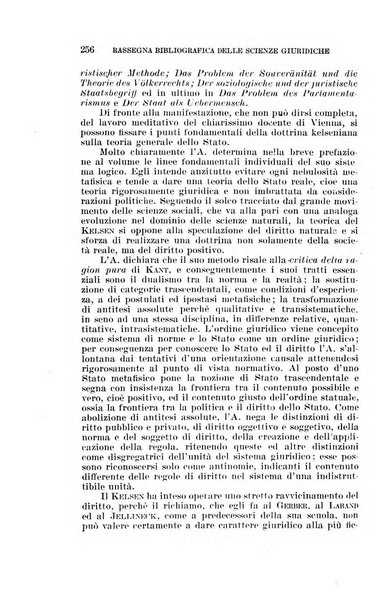 Rassegna bibliografica delle scienze giuridiche