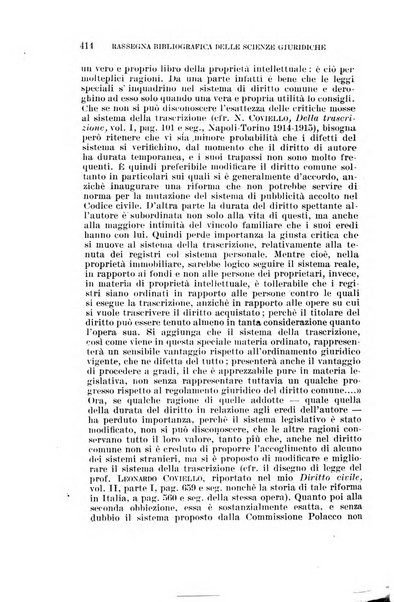 Rassegna bibliografica delle scienze giuridiche