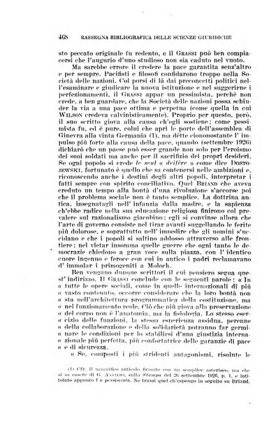 Rassegna bibliografica delle scienze giuridiche