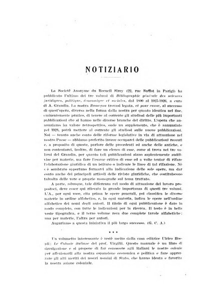 Rassegna bibliografica delle scienze giuridiche