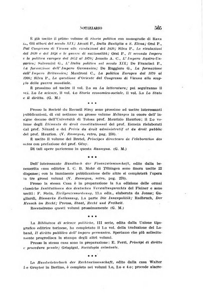 Rassegna bibliografica delle scienze giuridiche