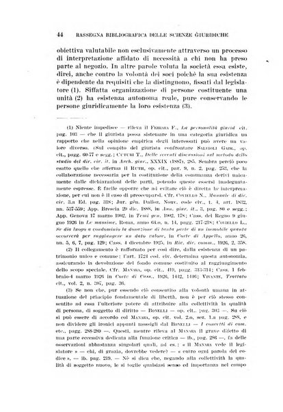 Rassegna bibliografica delle scienze giuridiche