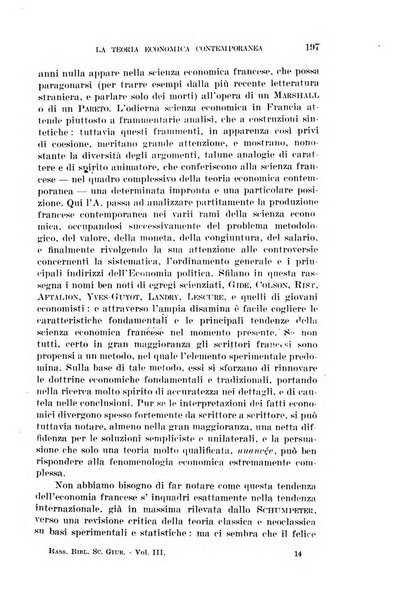 Rassegna bibliografica delle scienze giuridiche