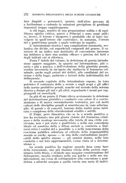 Rassegna bibliografica delle scienze giuridiche