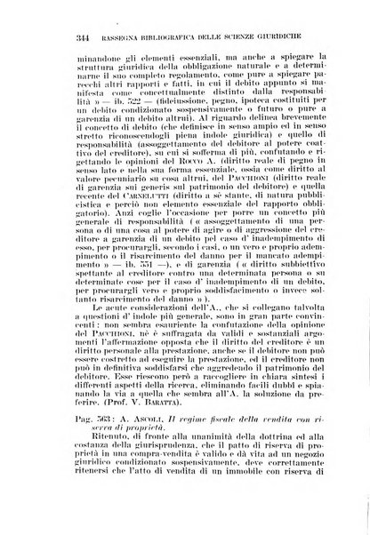 Rassegna bibliografica delle scienze giuridiche