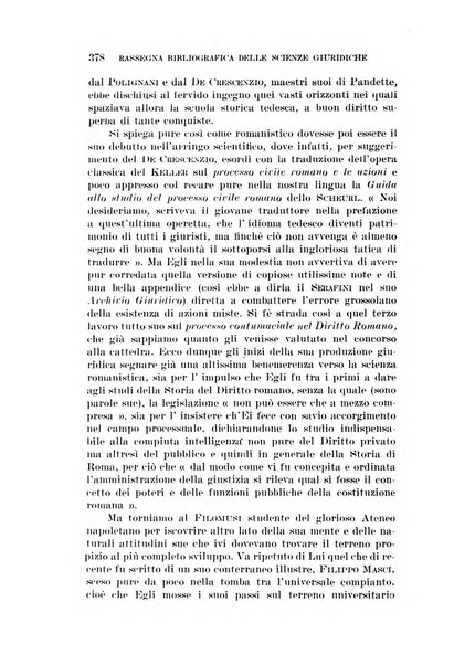 Rassegna bibliografica delle scienze giuridiche