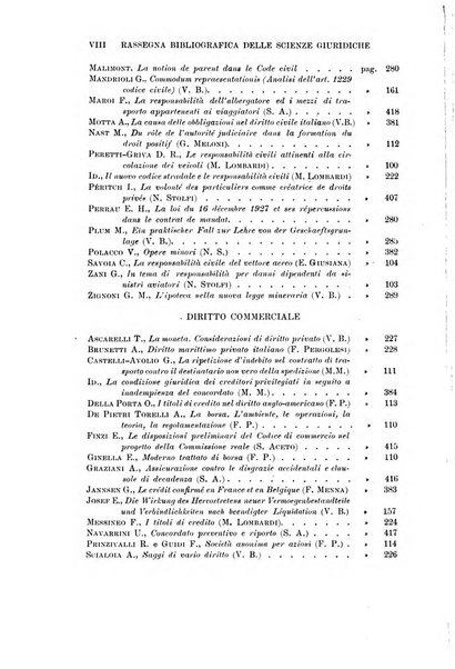 Rassegna bibliografica delle scienze giuridiche