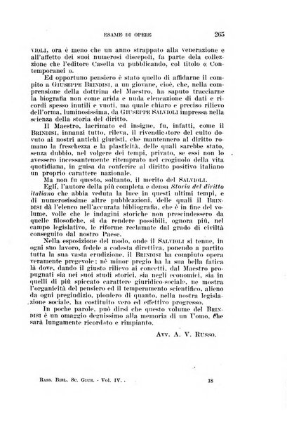 Rassegna bibliografica delle scienze giuridiche