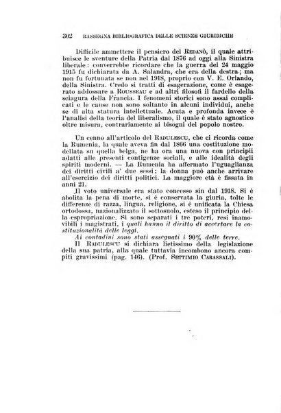 Rassegna bibliografica delle scienze giuridiche