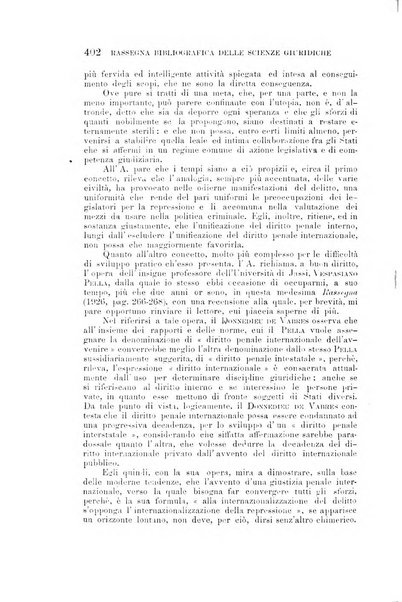 Rassegna bibliografica delle scienze giuridiche