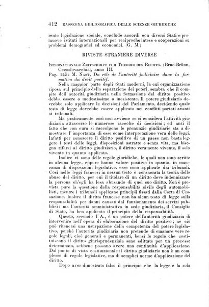 Rassegna bibliografica delle scienze giuridiche