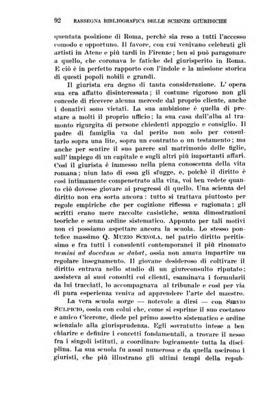 Rassegna bibliografica delle scienze giuridiche