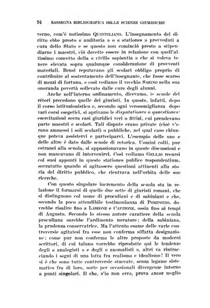 Rassegna bibliografica delle scienze giuridiche