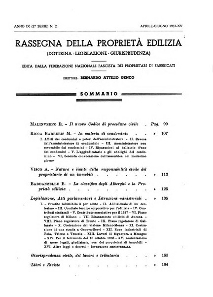 Rassegna della proprietà edilizia dottrina, legislazione, giurisprudenza